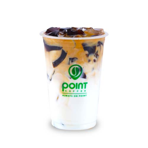 Iced Cappuccino with Coffee Jelly