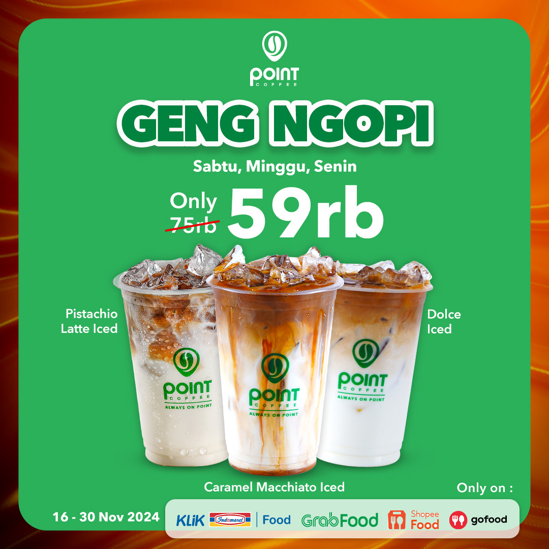 Promo Geng Ngopi (Sabtu, Minggu, Senin)!