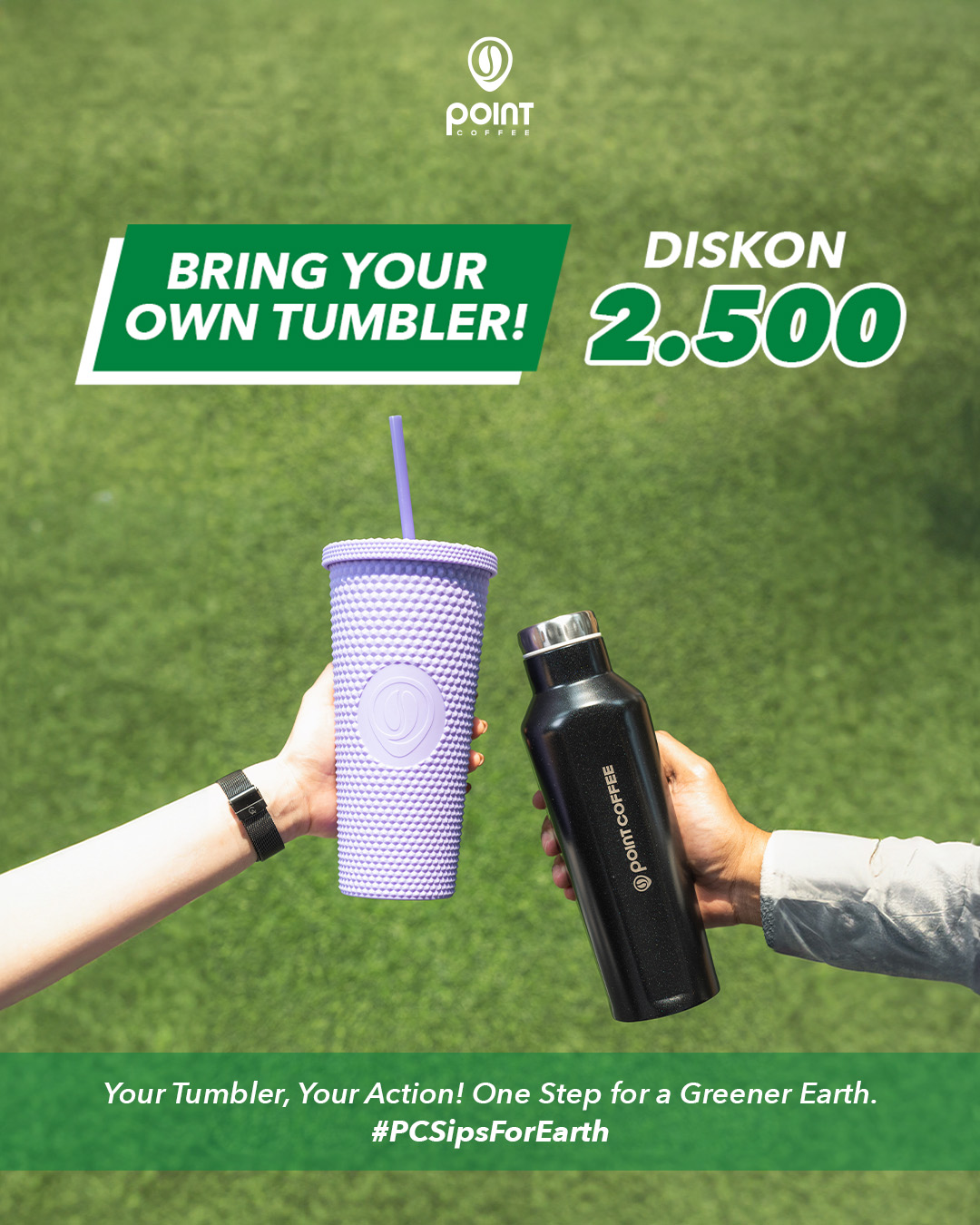 Promo Potongan menggunakan Tumbler!
