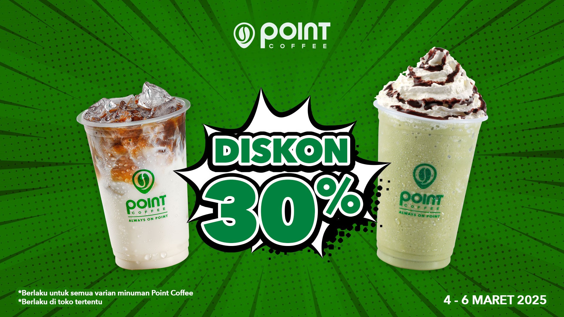 Ngopi Point Coffee lebih hemat dengan promo Wha